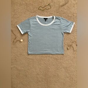 Gently Used Topshop Ringer T-Shirt - Size 10